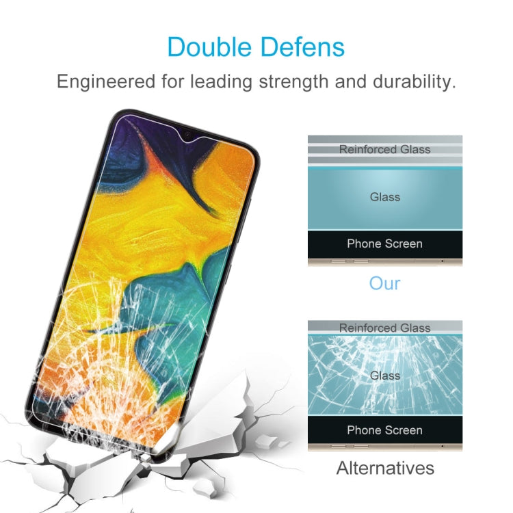 100 PCS 0.26mm 9H 2.5D Tempered Glass Film for Galaxy A30 / A30 JP, Galaxy A30 (100 PCS)