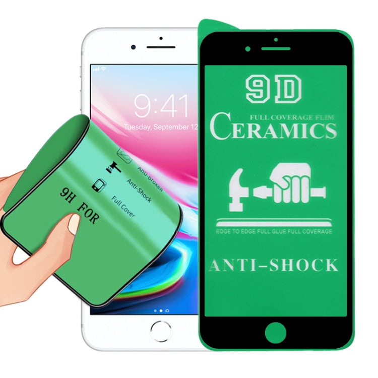 2.5D Full Glue Full Cover Ceramics Film for iPhone 8 Plus / 7 Plus, For iPhone 8 Plus / 7 Plus (White)(1 PC), For iPhone 8 Plus / 7 Plus (Black)(1 PC)