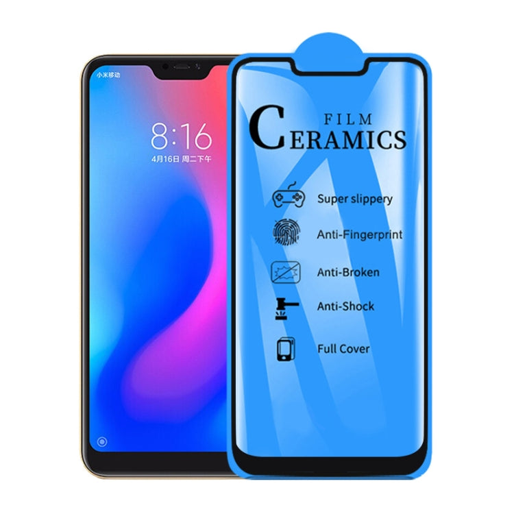 25 PCS 2.5D Full Glue Full Cover Ceramics Film for Xiaomi Redmi 6 Pro / Mi A2 Lite, For Xiaomi Redmi 6 Pro / Mi A2 Lite (25 PCS)