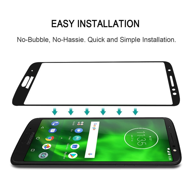 25 PCS Full Glue Full Cover Screen Protector Tempered Glass film for Motorola Moto G7 Power, For Motorola Moto G7 Power