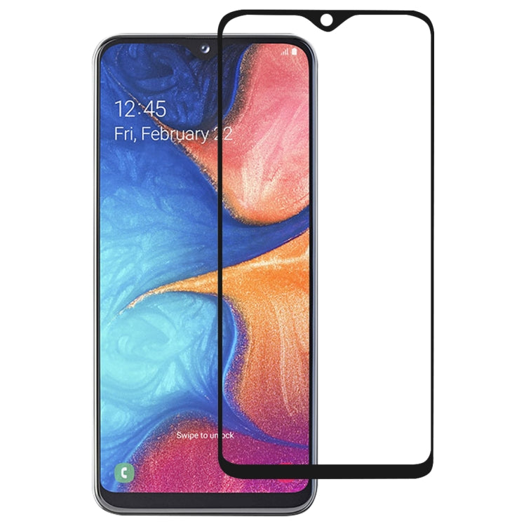 Full Glue Full Cover Screen Protector Tempered Glass film for Galaxy A20e, For Galaxy A20e