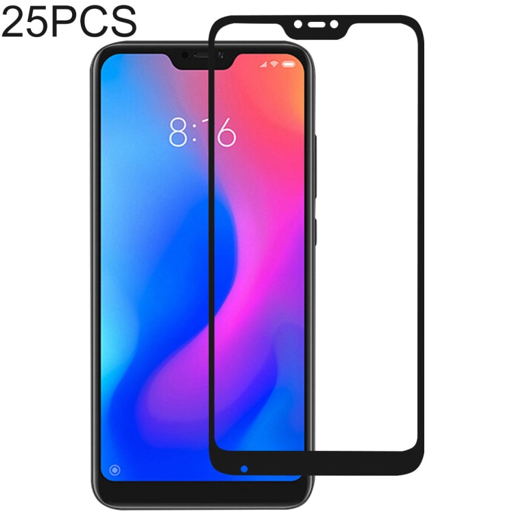 25 PCS Full Glue Full Cover Screen Protector Tempered Glass film for Xiaomi Redmi 6 Pro / MI A2 lite, For Xiaomi Redmi 6 Pro / MI A2 lite