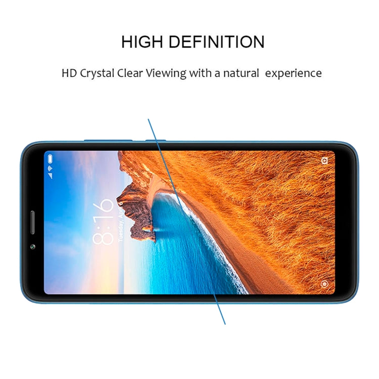 25 PCS Full Glue Full Cover Screen Protector Tempered Glass film for Xiaomi Redmi 7A, For Xiaomi Redmi 7A