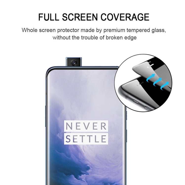25 PCS 3D Curved Edge Full Screen Tempered Glass Film for OnePlus 7 Pro, For OnePlus 7 Pro, Black, 25 PCS, For OnePlus 7 Pro, Transparent, 25 PCS