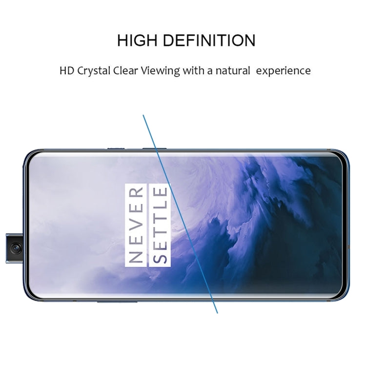 25 PCS 3D Curved Edge Full Screen Tempered Glass Film for OnePlus 7 Pro, For OnePlus 7 Pro, Black, 25 PCS, For OnePlus 7 Pro, Transparent, 25 PCS