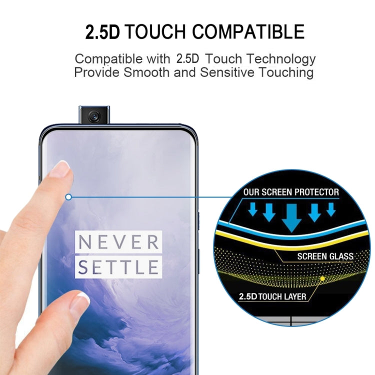 25 PCS 3D Curved Edge Full Screen Tempered Glass Film for OnePlus 7 Pro, For OnePlus 7 Pro, Black, 25 PCS, For OnePlus 7 Pro, Transparent, 25 PCS