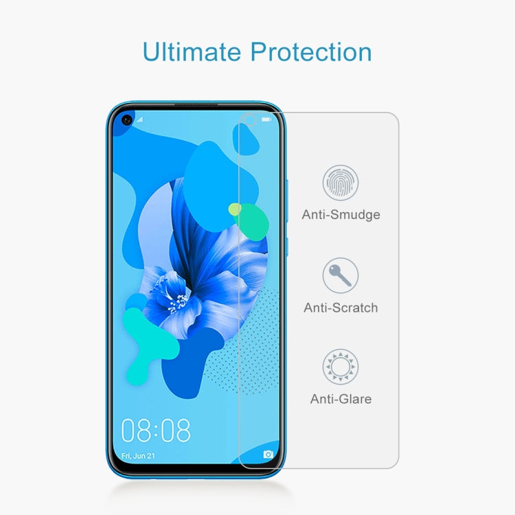 For Huawei P20 Lite 50 PCS 0.26mm 9H 2.5D Tempered Glass Film, For P20 Lite