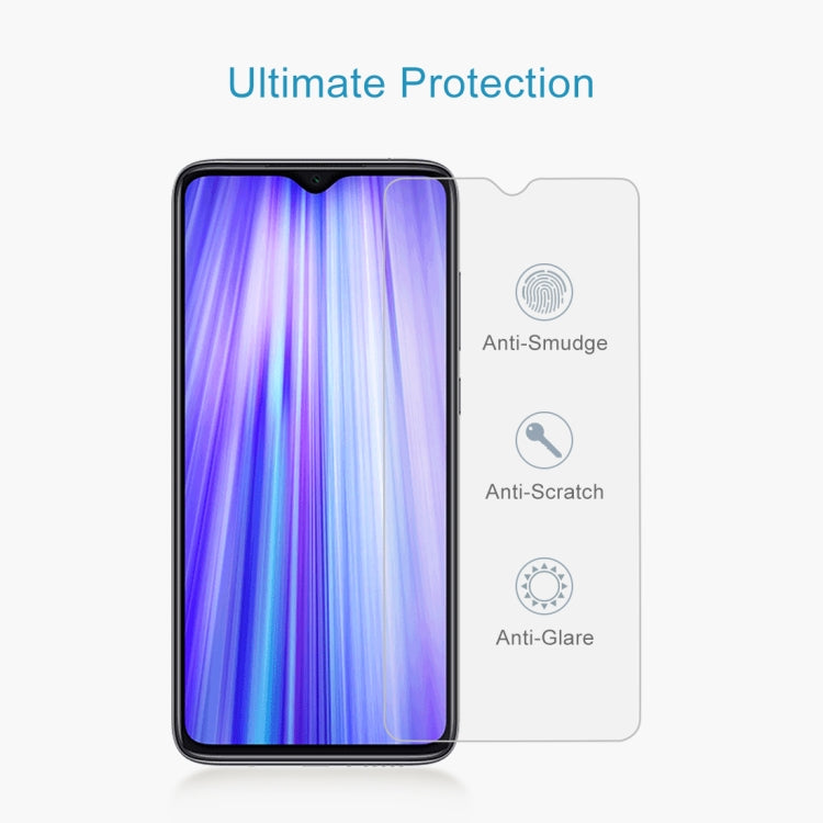 For Xiaomi Redmi Note 8 Pro 10 PCS 0.26mm 9H 2.5D Tempered Glass Film, For Xiaomi Redmi Note 8 Pro