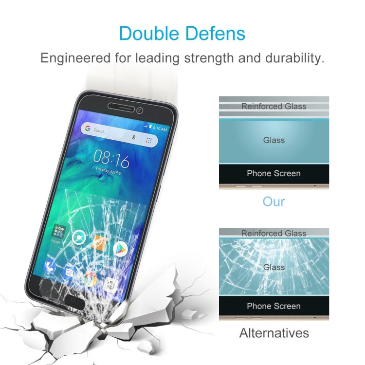 100 PCS 0.26mm 9H 2.5D Tempered Glass Film for Xiaomi Redmi Go, For Redmi Go