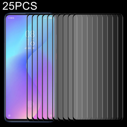 25 PCS 9H 2.5D Full Screen Tempered Glass Film for Xiaomi Redmi K20 / Redmi K20 Pro / K20 Pro Premium, For Xiaomi Redmi K20 (25 PCS)