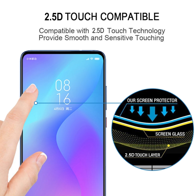 25 PCS 9H 2.5D Full Screen Tempered Glass Film for Xiaomi Redmi K20 / Redmi K20 Pro / K20 Pro Premium, For Xiaomi Redmi K20 (25 PCS)
