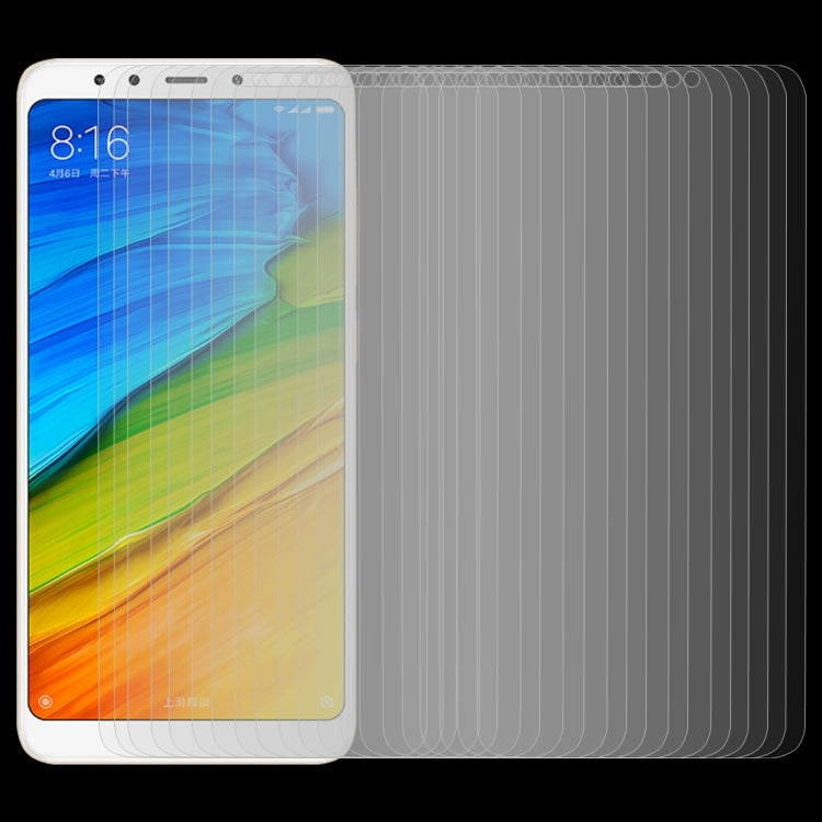 50 PCS for  Xiaomi Redmi 5 0.26mm 9H Surface Hardness 2.5D Explosion-proof Tempered Glass Screen Film, No Retail Package, For Redmi 5