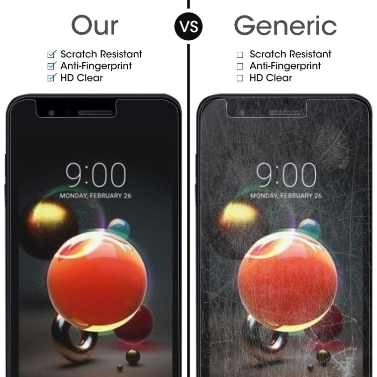 For LG K8 (2018) 0.26mm 9H Surface Hardness 2.5D Explosion-proof Tempered Glass Screen Film, For K8 (2018)