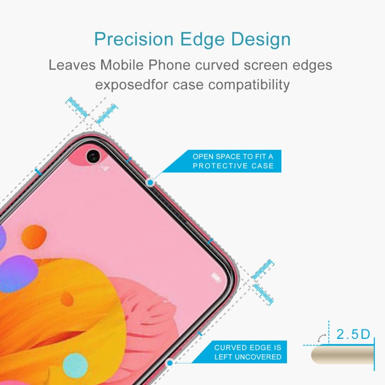 2 PCS 0.26mm 9H 2.5D Tempered Glass Film for Huawei nova 5, For nova 5