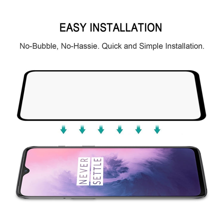 25 PCS 9H Full Screen Curved Edge Tempered Glass Film for OnePlus 7, For OnePlus 7 (25 PCS)