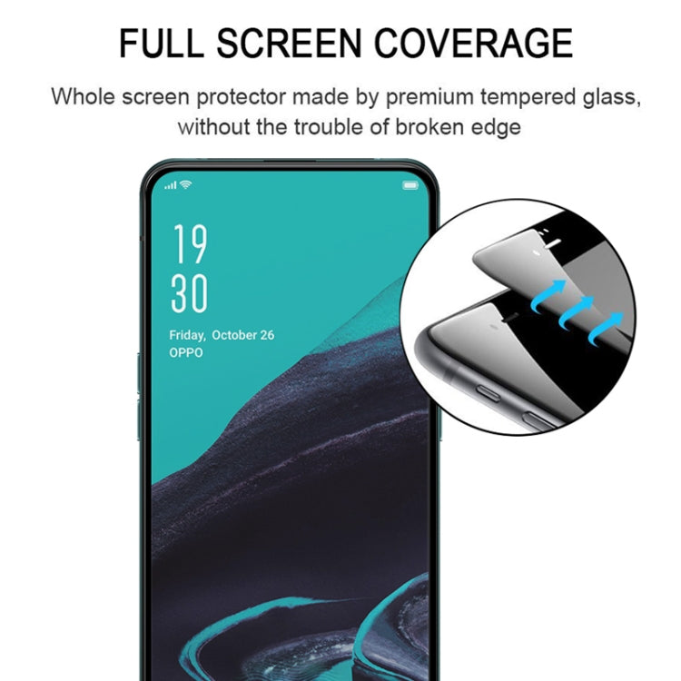 25 PCS Full Cover ScreenProtector Tempered Glass Film for OPPO Reno 2, For OPPO Reno 2