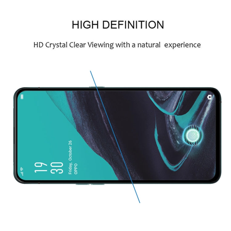 25 PCS Full Cover ScreenProtector Tempered Glass Film for OPPO Reno 2, For OPPO Reno 2