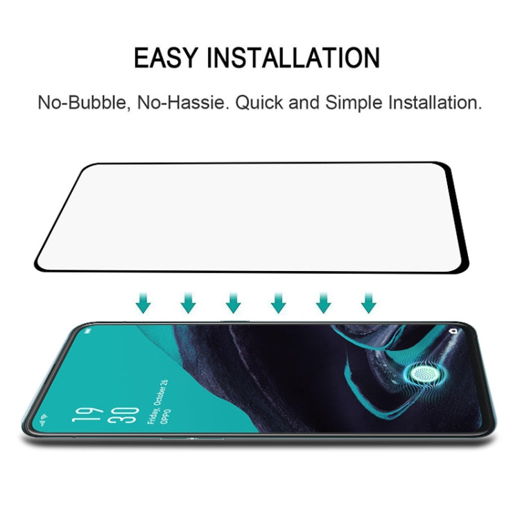 25 PCS Full Cover ScreenProtector Tempered Glass Film for OPPO Reno 2, For OPPO Reno 2