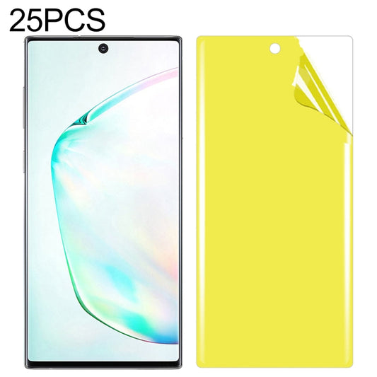 25 PCS For Galaxy Note 10+ Soft TPU Full Coverage Front Screen Protector, For Galaxy Note 10+(25 PCS)