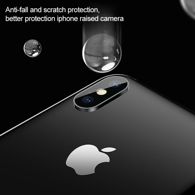For iPhone XS Max Titanium Alloy Metal Camera Lens Protector Tempered Glass Film, For iPhone XS Max (Black)(1 PC), For iPhone XS Max (Silver)(1 PC), For iPhone XS Max (Gold)(1 PC)