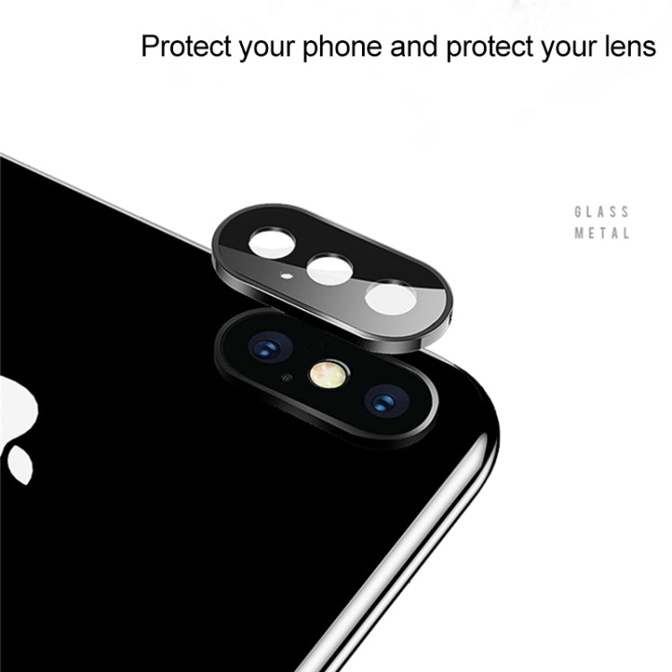 For iPhone XS Max Titanium Alloy Metal Camera Lens Protector Tempered Glass Film, For iPhone XS Max (Black)(1 PC), For iPhone XS Max (Silver)(1 PC), For iPhone XS Max (Gold)(1 PC)