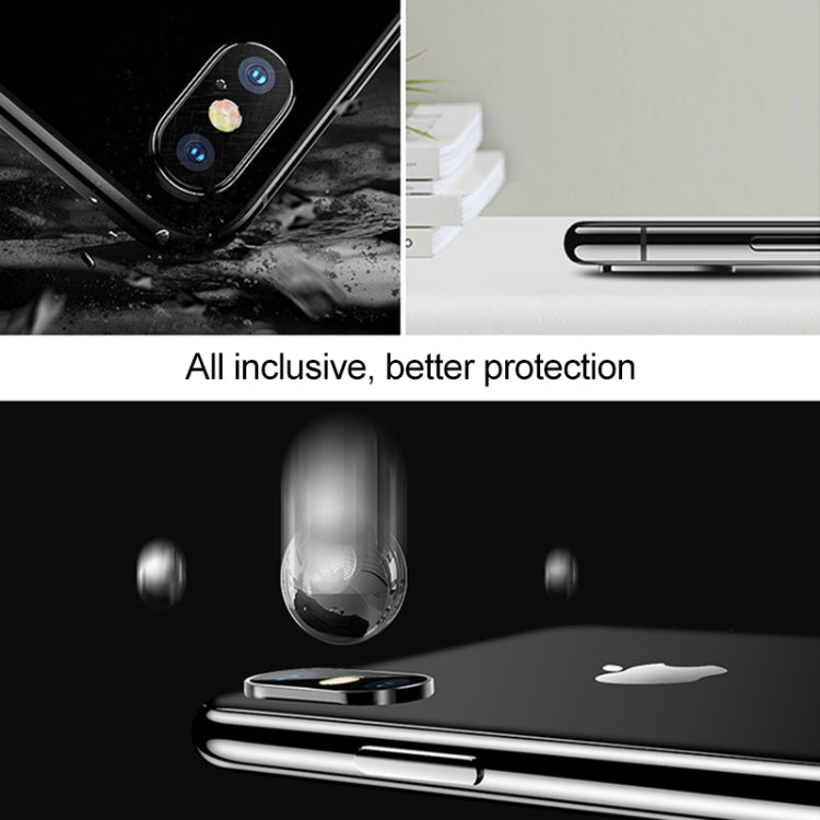For iPhone XS Max Titanium Alloy Metal Camera Lens Protector Tempered Glass Film, For iPhone XS Max (Black)(1 PC), For iPhone XS Max (Silver)(1 PC), For iPhone XS Max (Gold)(1 PC)