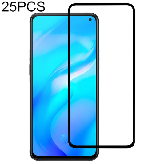 25 PCS For Vivo X30 Full Glue Full Cover Screen Protector Tempered Glass Film, For Vivo X30 (25 PCS)