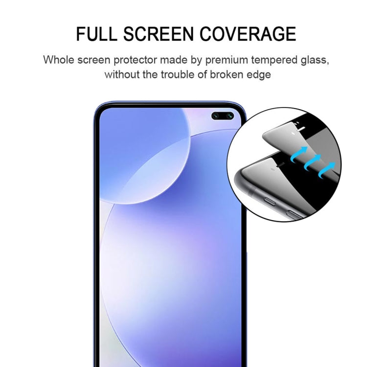 For Xiaomi Redmi K30 Full Glue Full Cover Screen Protector Tempered Glass Film, For Xiaomi Redmi K30 (1 PC)
