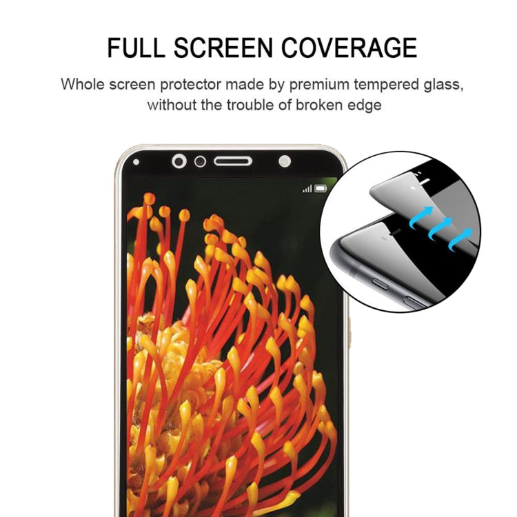 0.26mm 9H 2.5D Anti-scratch Silk-screen Tempered Glass Full Screen Film for Huawei Y6 (2018), For Huawei Y6 (2018) (1 PCS) Black, For Y6 (2018) (1 PCS)