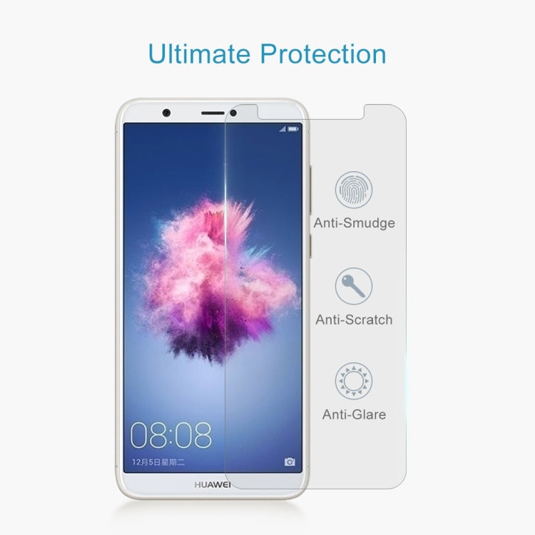 50 PCS for Huawei P smart / Enjoy 7S 0.26mm 9H Surface Hardness 2.5D Curved Tempered Glass Screen Protector Film, For P smart / Enjoy 7S