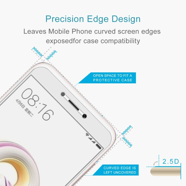 10 PCS for Xiaomi Redmi 5A 0.26mm 9H Surface Hardness 2.5D Curved Edge Tempered Glass Screen Protector, For Redmi 5A