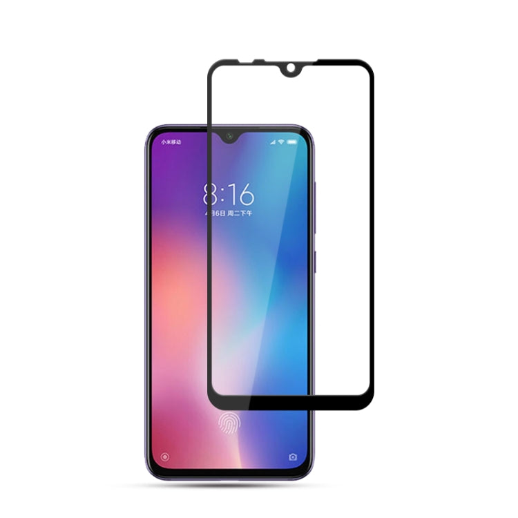 mocolo 0.33mm 9H 2.5D Full Glue Silk Print Tempered Glass Film for Xiaomi Mi 9 SE, For Xiaomi Mi 9 SE
