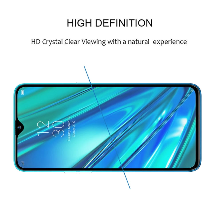 For OPPO Realme 5 Pro Full Glue Full Cover Screen Protector Tempered Glass Film, For OPPO Realme 5 Pro(1 PC)