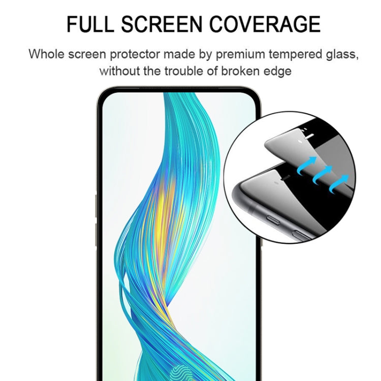 For OPPO Realme XT Full Glue Full Cover Screen Protector Tempered Glass Film, For OPPO Realme XT(1 PC)