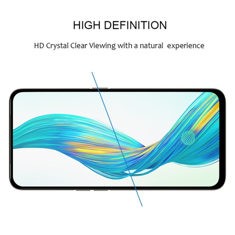 For OPPO Realme XT Full Glue Full Cover Screen Protector Tempered Glass Film, For OPPO Realme XT(1 PC)