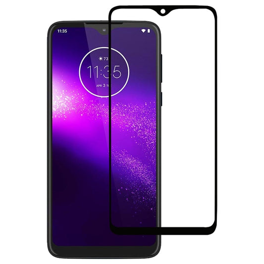 For Motorola One Macro Full Glue Full Screen Tempered Glass Film, For Motorola One Macro