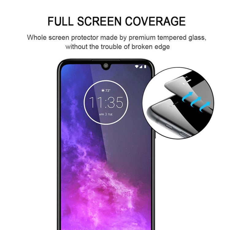 For Motorola One Zoom 25 PCS Full Glue Full Screen Tempered Glass Film, For Motorola One Zoom