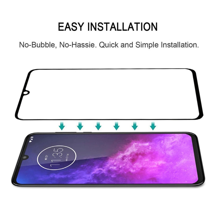 For Motorola One Zoom 25 PCS Full Glue Full Screen Tempered Glass Film, For Motorola One Zoom