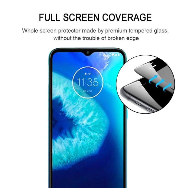 For Motorola Moto G8 Power Lite 25 PCS Full Glue Full Screen Tempered Glass Film, For Motorola Moto G8 Power Lite