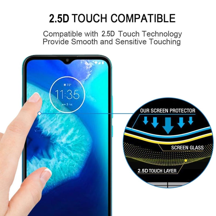 For Motorola Moto G8 Power Lite 25 PCS Full Glue Full Screen Tempered Glass Film, For Motorola Moto G8 Power Lite