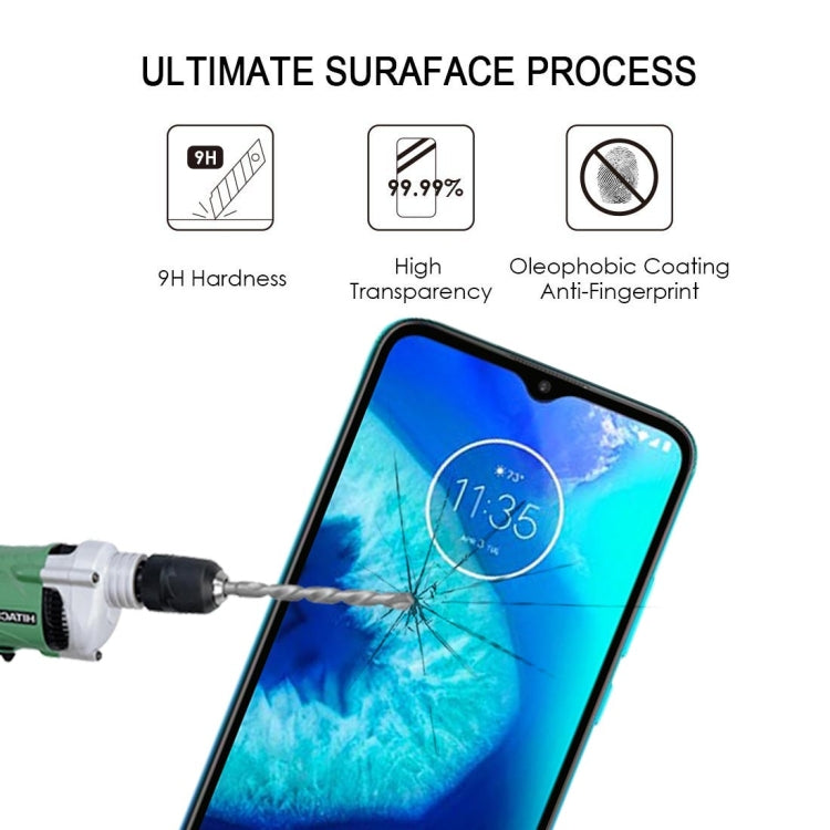 For Motorola Moto G8 Power Lite 25 PCS Full Glue Full Screen Tempered Glass Film, For Motorola Moto G8 Power Lite