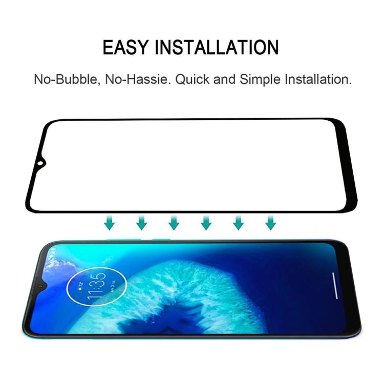 For Motorola Moto G8 Power Lite 25 PCS Full Glue Full Screen Tempered Glass Film, For Motorola Moto G8 Power Lite
