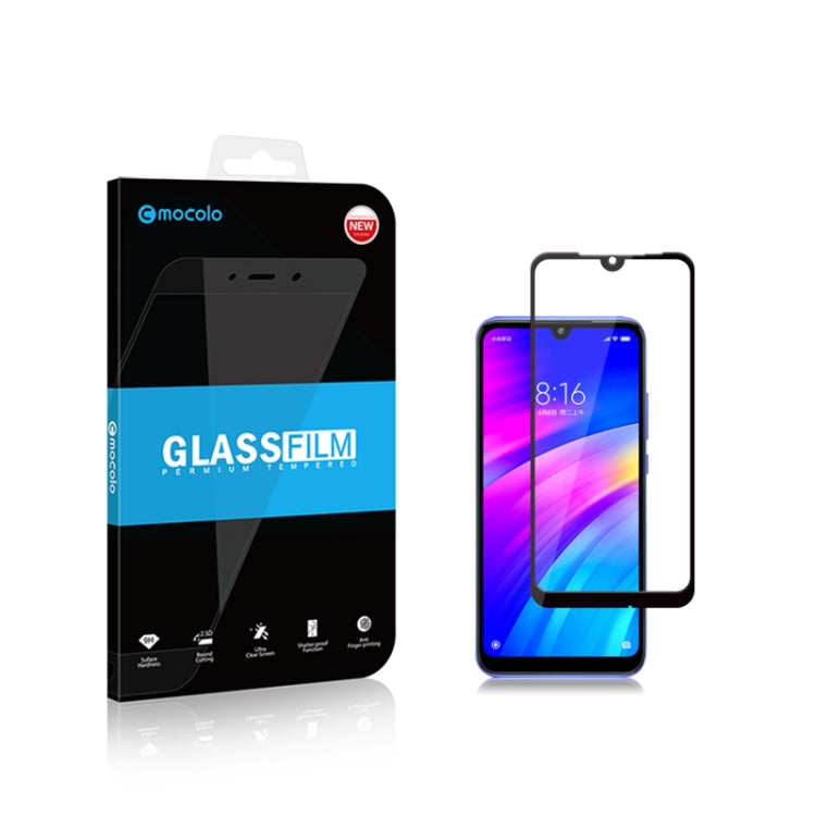 mocolo 0.33mm 9H 2.5D Full Glue Tempered Glass Film for Xiaomi Redmi 7, For Xiaomi Redmi 7