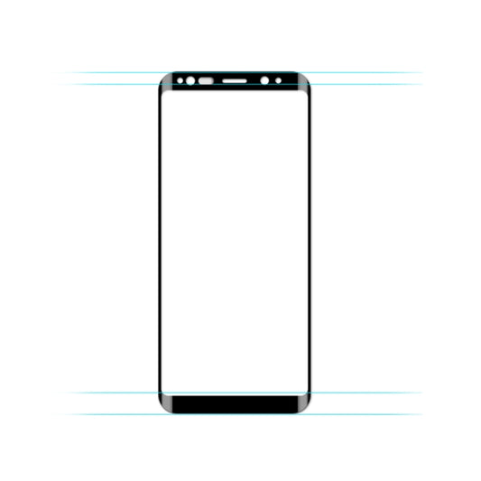 mocolo 0.33mm 9H 3D Curved Full Screen Tempered Glass Film for Galaxy S9+, For Samsung Galaxy S9+ (Curved)