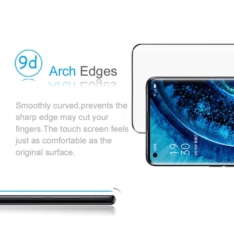 25 PCS For OPPO Find X2 Pro 9H HD 3D Curved Edge Tempered Glass Film (Black), For OPPO Find X2 Pro(25 PCS), For OPPO Find X2 Pro(Black)(25 PCS)