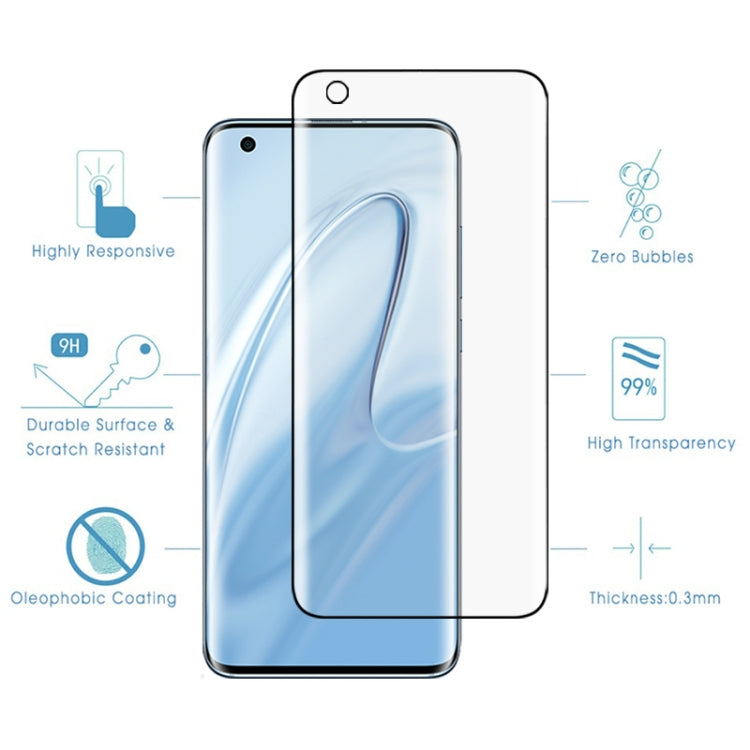 25 PCS For Xiaomi Mi 10 5G 9H HD 3D Curved Edge Tempered Glass Film (Transparent), For Xiaomi Mi 10 5G(25 PCS), For Xiaomi Mi 10 5G(Black)(25 PCS)