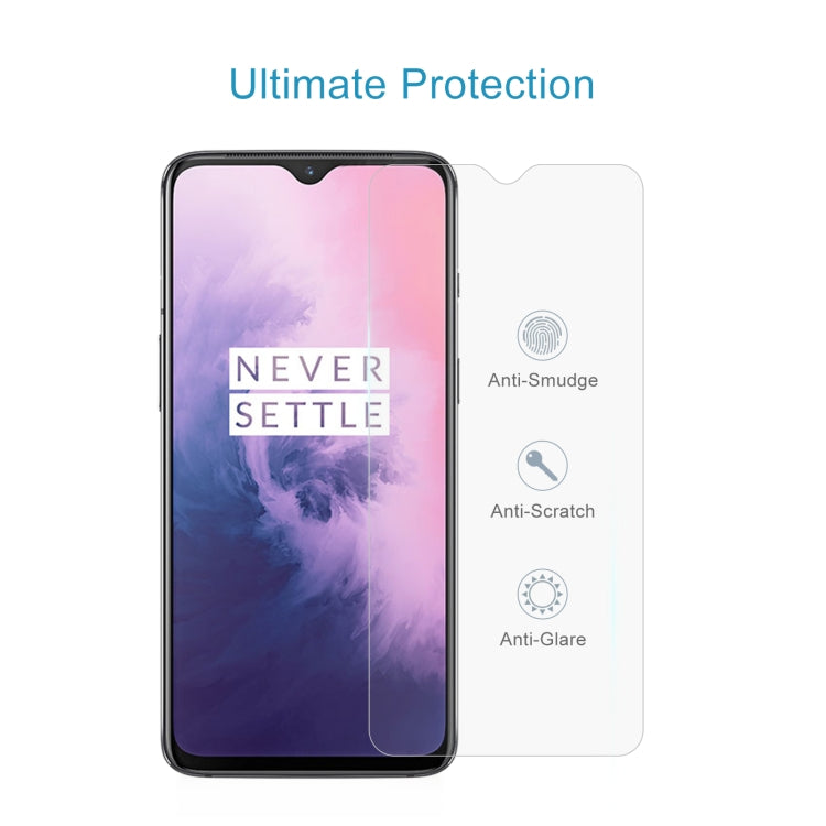 50 PCS 0.26mm 9H 2.5D Tempered Glass Film for OnePlus 7, For OnePlus 7 (50 PCS)