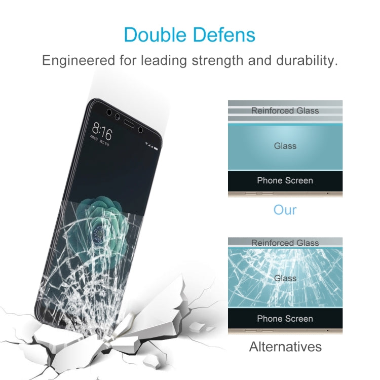 100 PCS 0.26mm 9H 2.5D Tempered Glass Film for Xiaomi Mi 6X & A2, For Mi 6X (100 PCS)