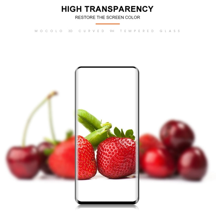 mocolo 0.33mm 9H 3D Round Edge Tempered Glass Film for Galaxy S10, Fingerprint Unlock Is Not Supported , For Samsung Galaxy S10