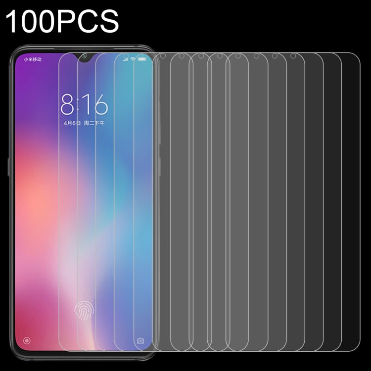 100 PCS 0.26mm 9H 2.5D Tempered Glass Film for Xiaomi Mi 9 SE, For Mi 9 SE (100 PCS)